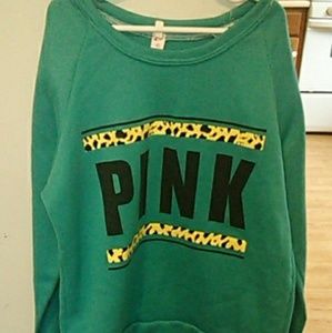 PINK gym sweat top